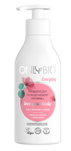 5902811786966 PŁYN DO HIGIENY INTYMNEJ PREBIOTYCZNY ECO 250 ml - ONLY BIO
