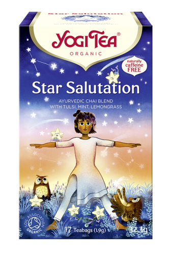 4012824406124 HERBATKA AJURWEDYJSKA STAR SALUTATION BIO (17 x 1,9 g) 32,3 g - YOGI TEA (EDYCJA LIMITOWANA)