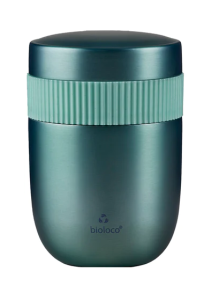 LUNCHPOT ZE STALI NIERDZEWNEJ DWUCZĘŚCIOWY PISTACJOWY 420 ml + 200 ml