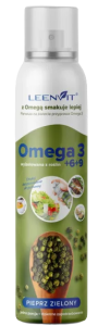 OMEGA 3-6-9 O SMAKU PIEPRZU ZIELONEGO W SPRAYU 150 ml - LEENVIT