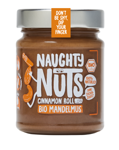 4260737540019 KREM Z MIGDAŁAMI I ORZECHAMI NERKOWCA Z CYNAMONEM BIO 250 g - NAUGHTY NUTS