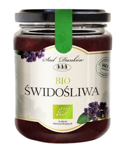 5907736737451 ŚWIDOŚLIWA 80 % BIO 260 g - SAD DANKÓW