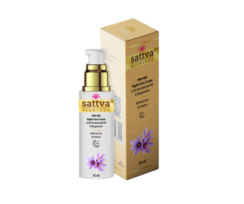 5903794189126 KREM DO TWARZY PRO-AGE NA NOC 50 ml - SATTVA (AYURVEDA)