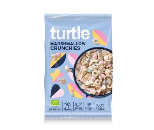 5425038430295 CHRUPKI ZBOŻOWE Z PIANKAMI MARSHMALLOW BEZGLUTENOWE BIO 40 g - TURTLE