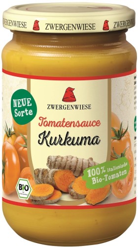4019736017172 SOS Z ŻÓŁTYCH POMIDORÓW Z KURKUMĄ BEZGLUTENOWY BIO 340 ml - ZWERGENWIESE