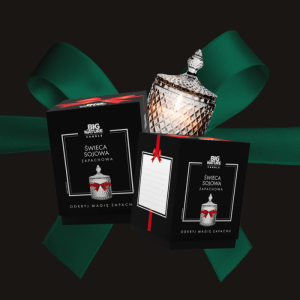 Świeca sojowa ZAPACH ŚWIĄT 485g PREZENTOWA  MIXBRANDS