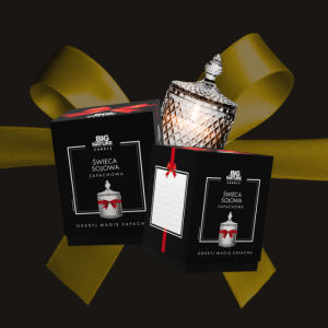 Świeca sojowa o zapachu WANILIA 485g PREZENTOWA  MIXBRANDS