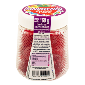Landrynki OWOCOWE OWOCE LASU ze stewią BC 160g (słoik) AKA