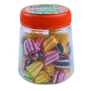 Landrynki OWOCOWE ZIG_ZAG ze stewią BC 160g (słoik) AKA