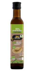 Olej sezamowy BIO tłoczony na zimno 500ml  MIXBRANDS