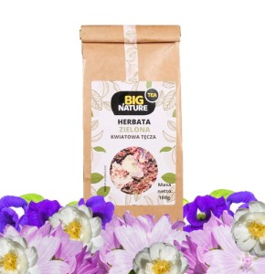 Herbata zielona KWIATOWA TĘCZA 100g  MIXBRANDS