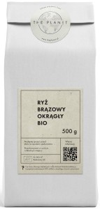 RYŻ BRĄZOWY OKRĄGŁY BIO 500g THE PLANET