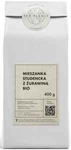MIESZANKA STUDENCKA Z ŻURAWINĄ BIO 400g THE PLANET