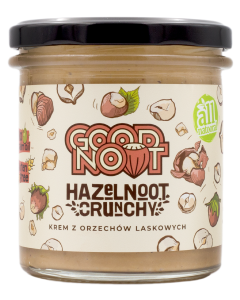 KREM Z ORZECHÓW LASKOWYCH CRUNCHY 300g GOOD NOOT