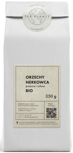 ORZECHY NERKOWCA PRAŻONE I SOLONE BIO 350g THE PLANET