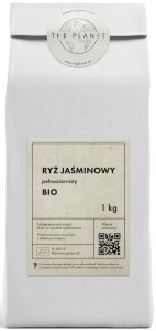 RYŻ JAŚMINOWY PEŁNOZIARNISTY BIO 1 kg  THE PLANET