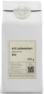 RYŻ JAŚMINOWY PEŁNOZIARNISTY BIO 500g THE PLANET