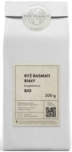 RYŻ BASMATI BIAŁY BG BIO 500g THE PLANET
