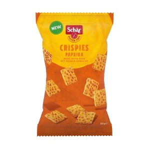 Crispies- przekąska z grochu o smaku paprykowym BEZGL. 100 g SCHAR
