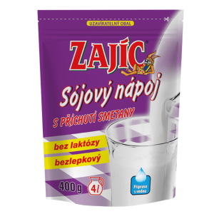 Napój sojowy o smaku śmietankowym 400g instant MOGADOR - CZ (doypack)