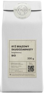 RYŻ BRĄZOWY DŁUGOZIARNISTY BG BIO 500g THE PLANET