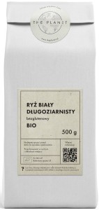 RYŻ BIAŁY DŁUGOZIARNISTY BG BIO 500g THE PLANET