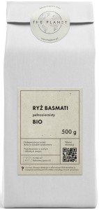 RYŻ BASMATI PEŁNOZIARNISTY BIO 500g THE PLANET