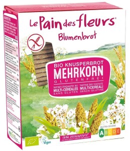 PIECZYWO CHRUPKIE WIELOZIARNISTE BEZGLUTENOWE BIO 150g LE PAIN DES FLEURS