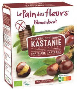 PIECZYWO CHRUPKIE KASZTANOWE BEZGLUTENOWE BIO 150g LE PAIN DES FLEURS
