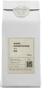 PŁATKI KUKURYDZIANE JASNE BIO 250g THE PLANET