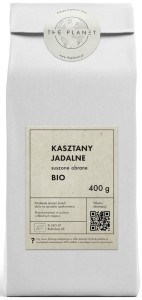 KASZTANY JADALNE SUSZONE OBRANE BIO 400g THE PLANET