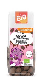 ŻELKI OWOCOWE W CZEKOLADZIE BIO 100g BIOMINKI