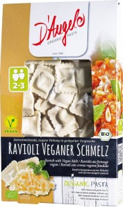 RAVIOLI WEGAŃSKIE BIO 250g D`ANGELO
