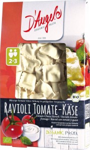 RAVIOLI Z POMIDORAMI I SEREM RICOTTA BIO 250g D`ANGELO