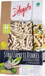 MAKARON (ORKISZOWY) STROZZAPRETI BIO 250g D`ANGELO