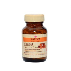 GUGGUL NA KONTOLĘ CHOLESTEROLU 60 KAPSUŁEK  SATTVA (FOODS)