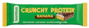 Baton Crunchy Protein bananowy BEZGL. 50 g BOMBUS
