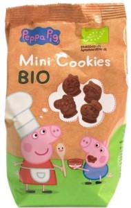 Mini ciastka kakaowe dla dzieci Świnka Peppa BIO 100 g ŚWINKA PEPPA