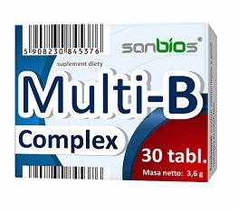 Multi B Complex 30 tabletek -Sanbios