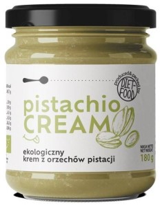 Krem z orzechów pistacji 100%  BIO 180 g DIET FOOD