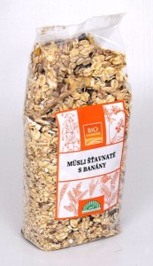 Musli z bananami 300g BIO BIOHARMONIE