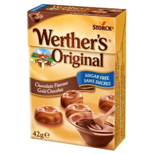 Karmelki o smaku czekoladowym bez cukru Werther’s Original 42g Werther's Original