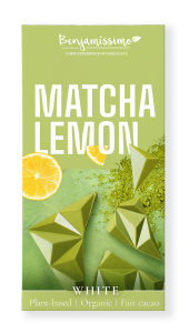TABLICZKA KAKAOWA HERBATA MATCHA - CYTRYNA BG BIO 60 g - BENJAMISSIMO