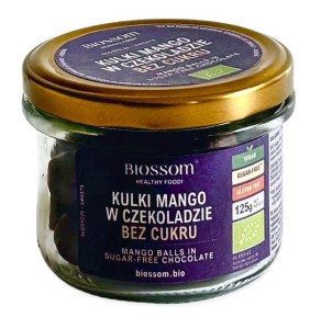 KULKI MANGO W CZEKOLADZIE BC BG BIO 125 g - BIOSSOM