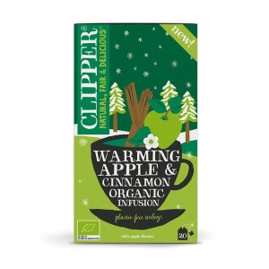 HERBATKA Z JABŁKIEM I CYNAMONEM BIO (20 x 2 g) 40 g - CLIPPER