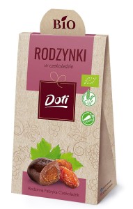 RODZYNKI W CZEKOLADZIE BG BIO 50 g - DOTI