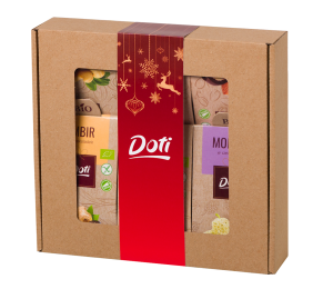 ZESTAW ŚWIĄTECZNY - BAKALIE W CZEKOLADZIE BG BIO 6 RODZAJÓW 300 g - DOTI
