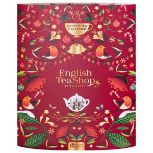 KALENDARZ ADWENTOWY ZESZYT (HERBATY I HERBATKI) BIO (24 x 1,8 g) 43,25 g - ENGLISH TEA SHOP