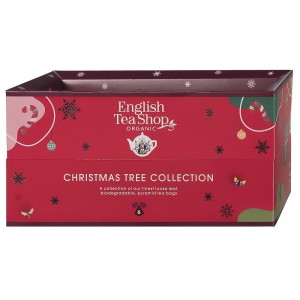 KOLEKCJA HERBATEK BIO NA CHOINKĘ PIRAMIDKI 6 SMAKÓW (6 x 2 g) 12 g - ENGLISH TEA SHOP