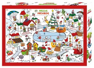 KALENDARZ ADWENTOWY - PRZEKĄSKI BIO 991 g - FRECHE FREUNDE